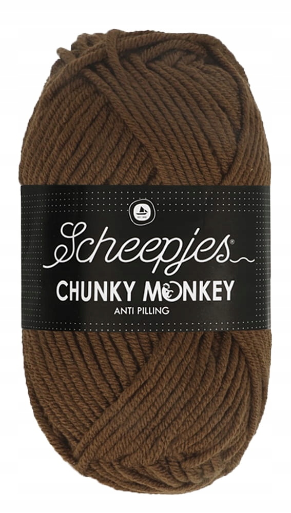 Włóczka Scheepjes Chunky Monkey 100 g brunatny