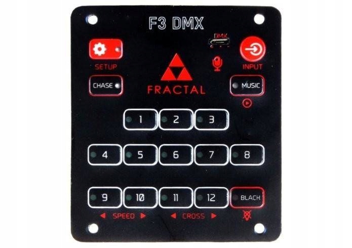 Fractal Lights F3 Control – ovladač DMX pro scénické osvětlení