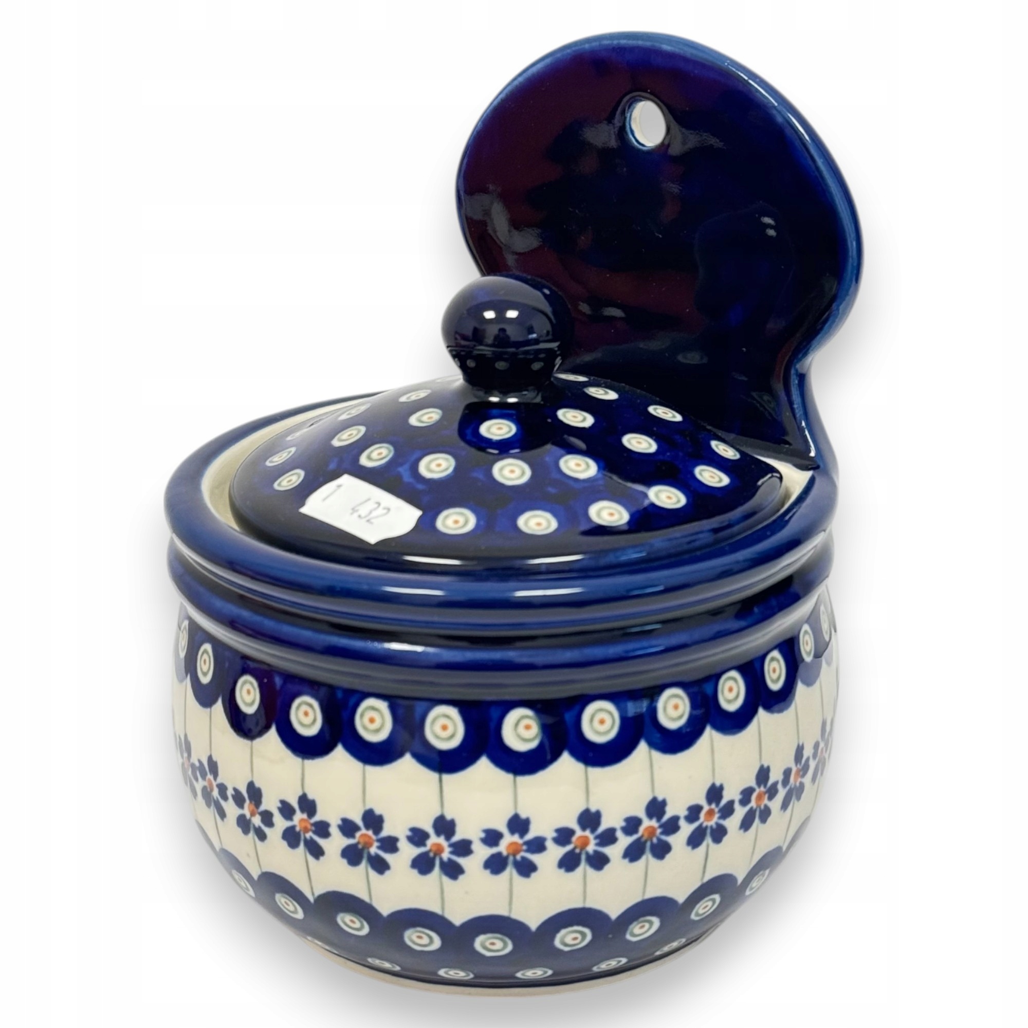 Solnica, nádoba na zavesenie na soľ 1211 A-166A Keramika Boleslaviec