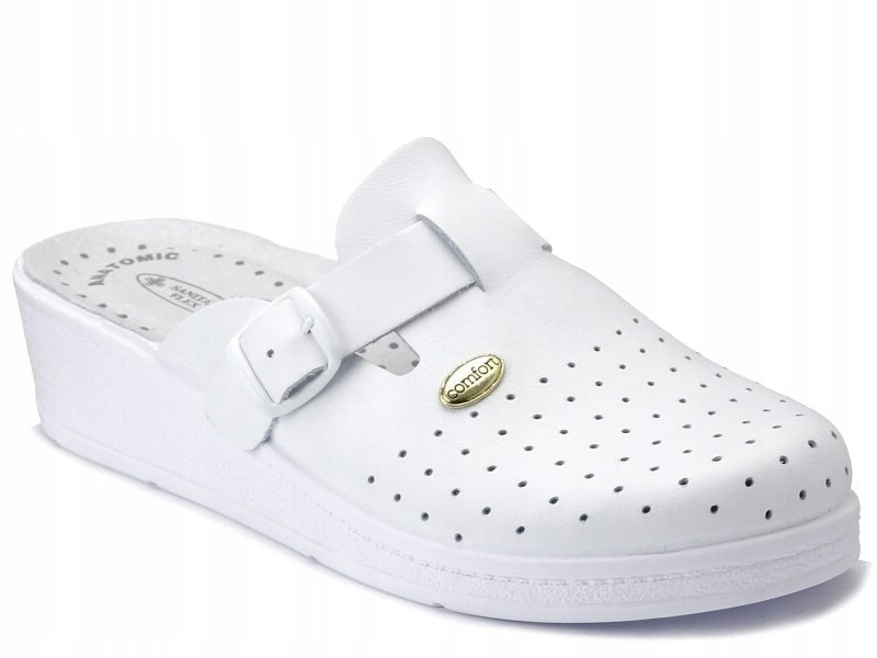 

Klapki 708 Damskie Medyczne Sanitarne Skórzane 36