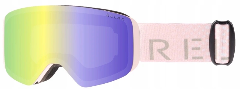 Dětské lyžařské brýle Relax Glow HTG73A Pudrově růžové