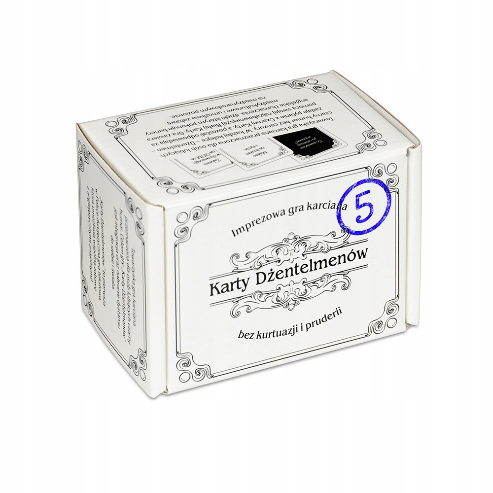 Karty Dżentelmenów Edycja Podstawowa Gra w Karty Gra Karciana Towarzyska