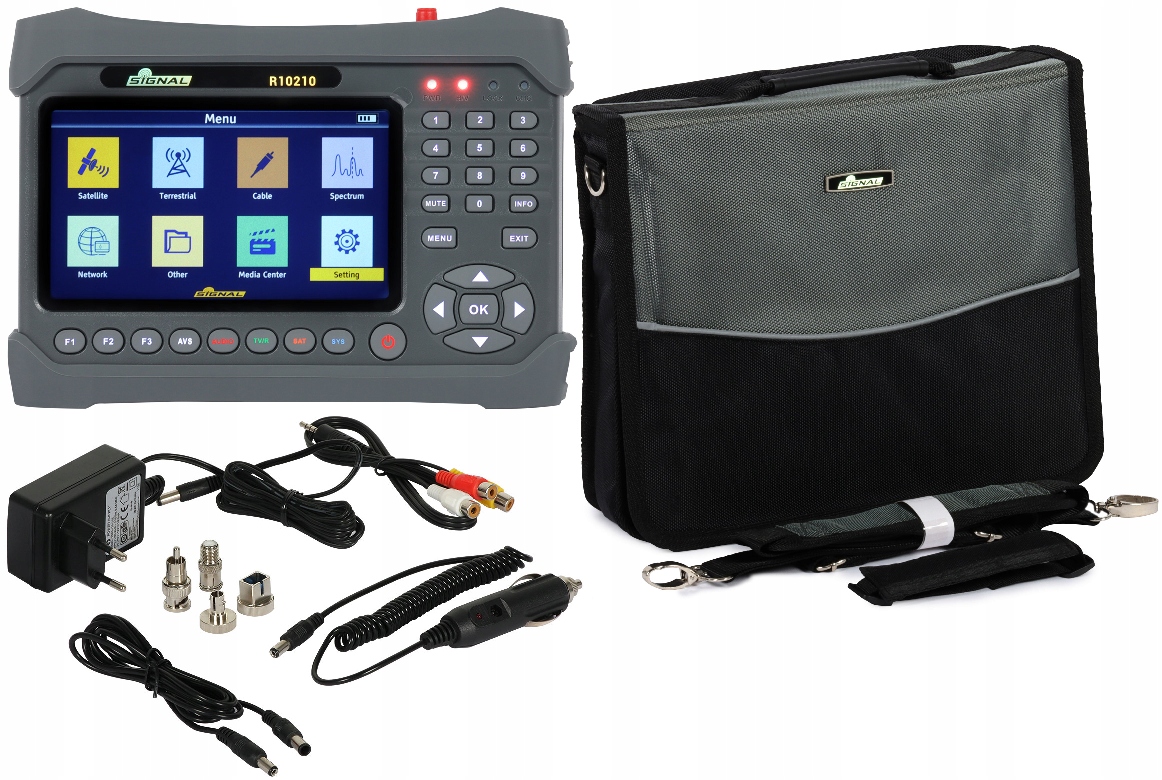 Merač Signal R10210 DVB-S2 DVB-T2/C ST-6986 Hevc Originál