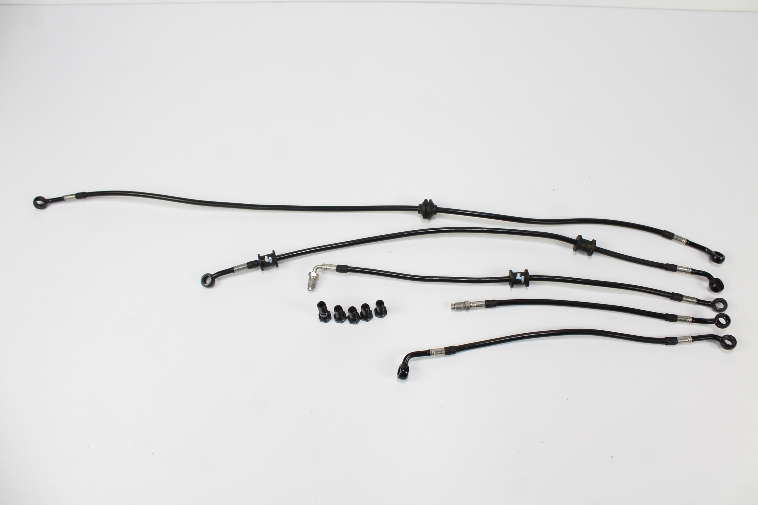 KAWASAKI ZX-6R 636 13-17 ГАЛЬМІВНІ КАБЕЛІ ОБПЛЕТЕННЯ