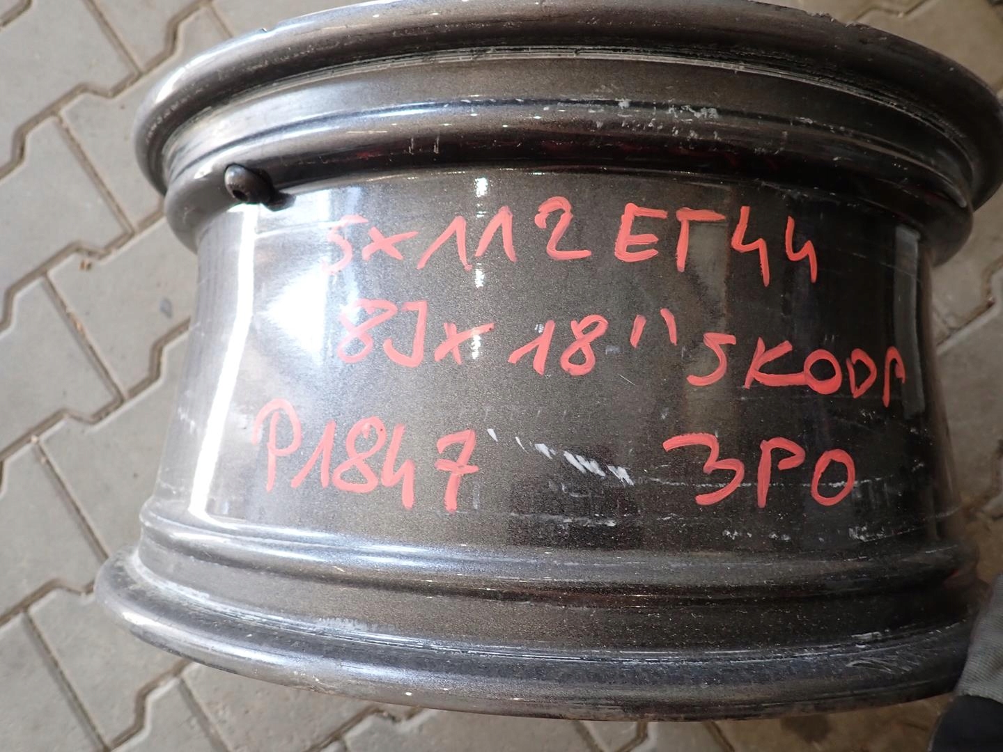 disk disk SKODA 3P0 SUPERB IV 5x112 ET44 8J 18" 3P0601025F