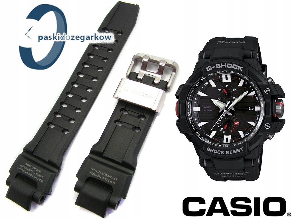Pásek Casio GW-A1000 GW-A1000-1A GW-A1100 černý originál