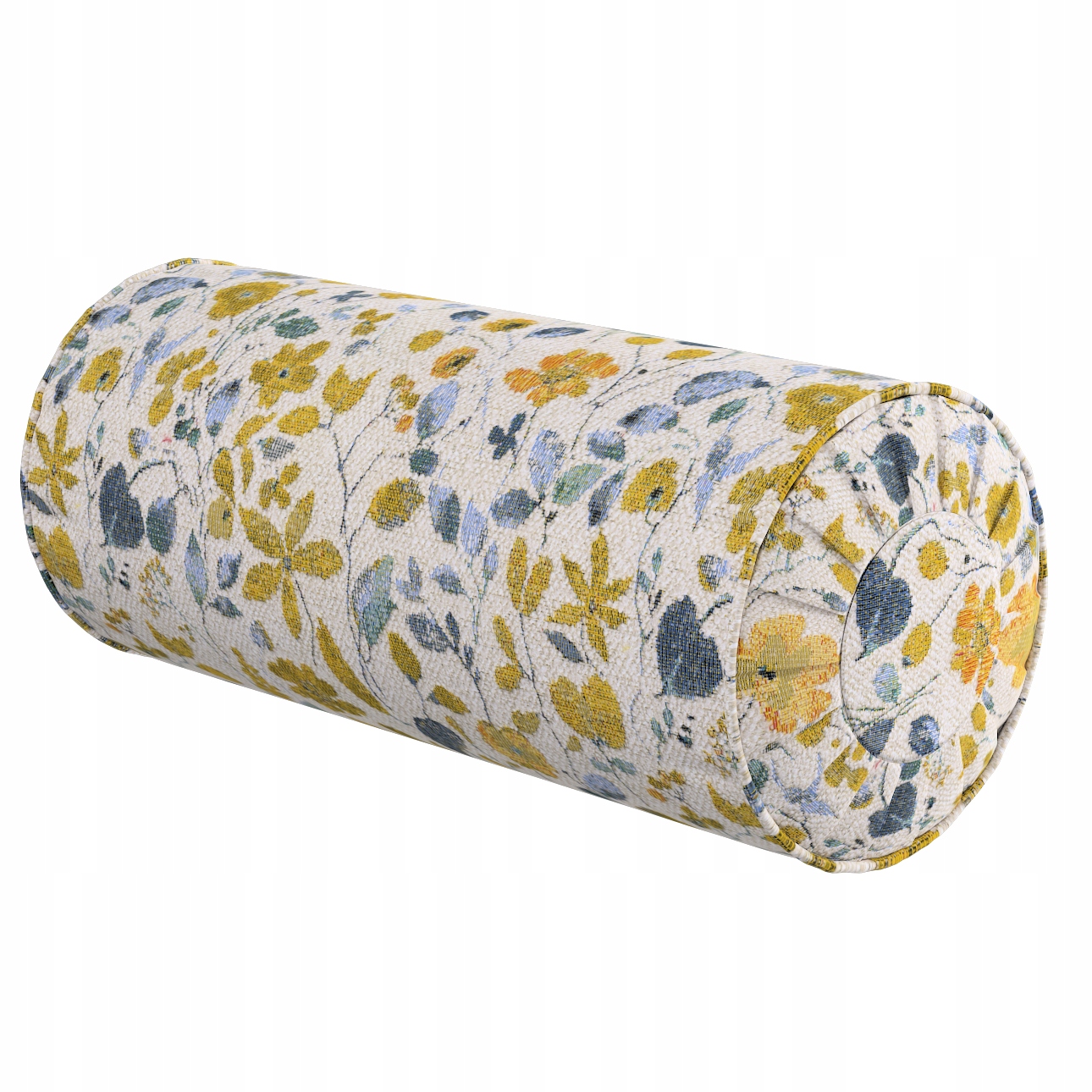 Polštář váleček s záložkami Ø20 x 50 cm oranžový