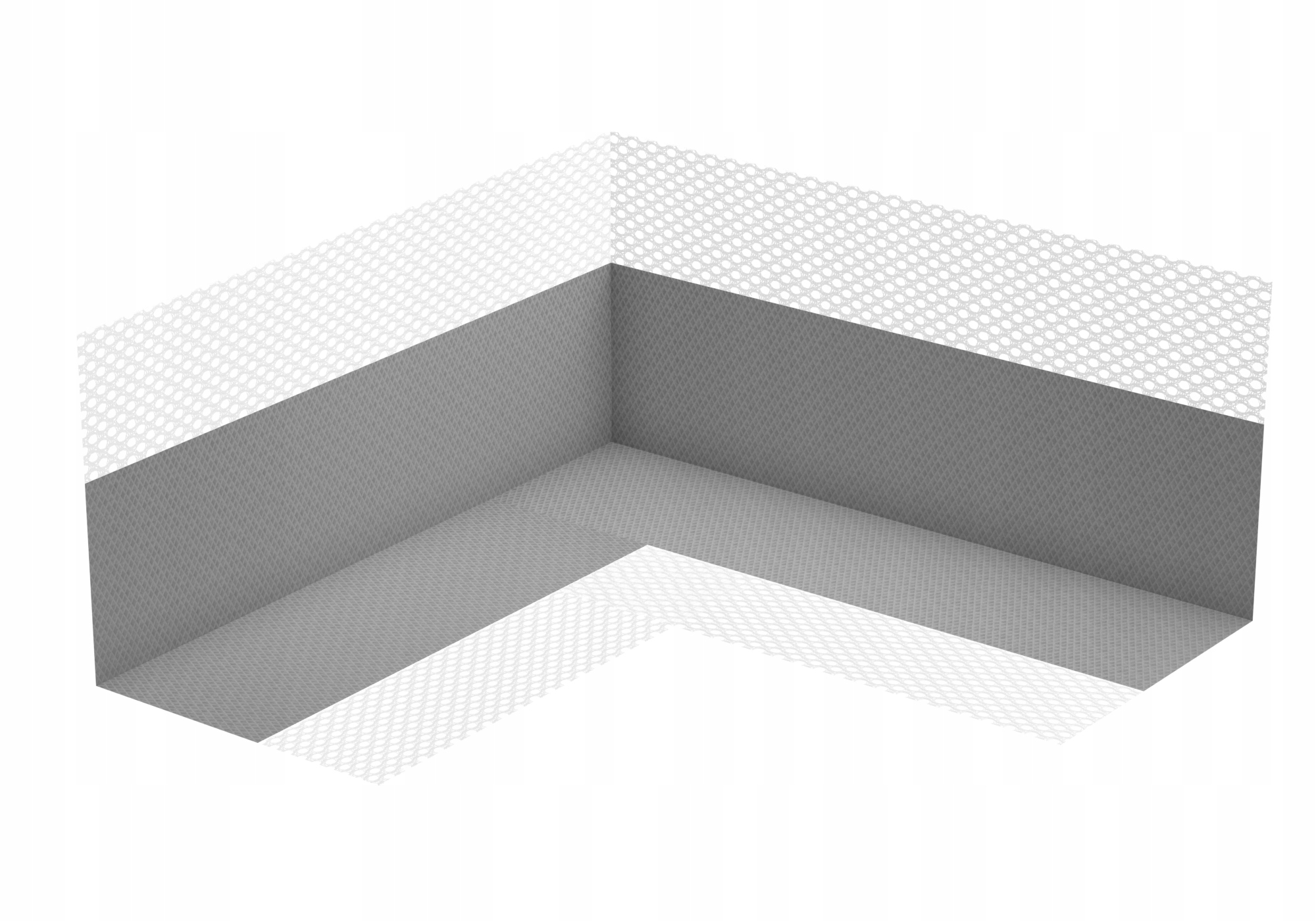 Vnitřní těsnící roh 50 ks L+G01