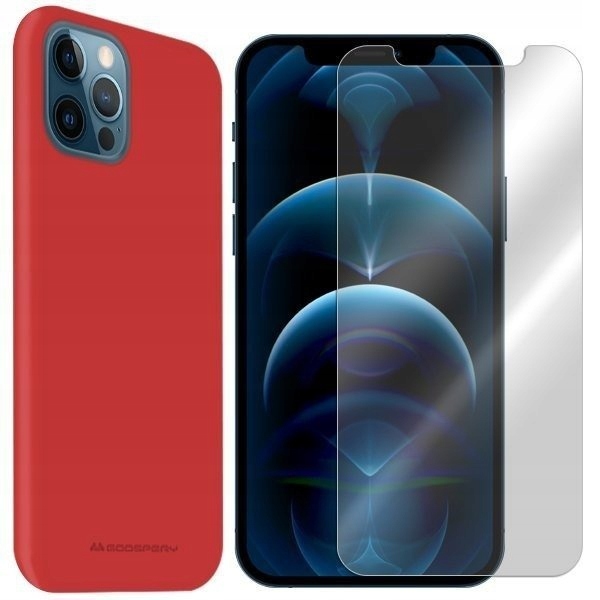 

Etui Do Iphone 12 Pro Mercury Silicone + Szkło 9H
