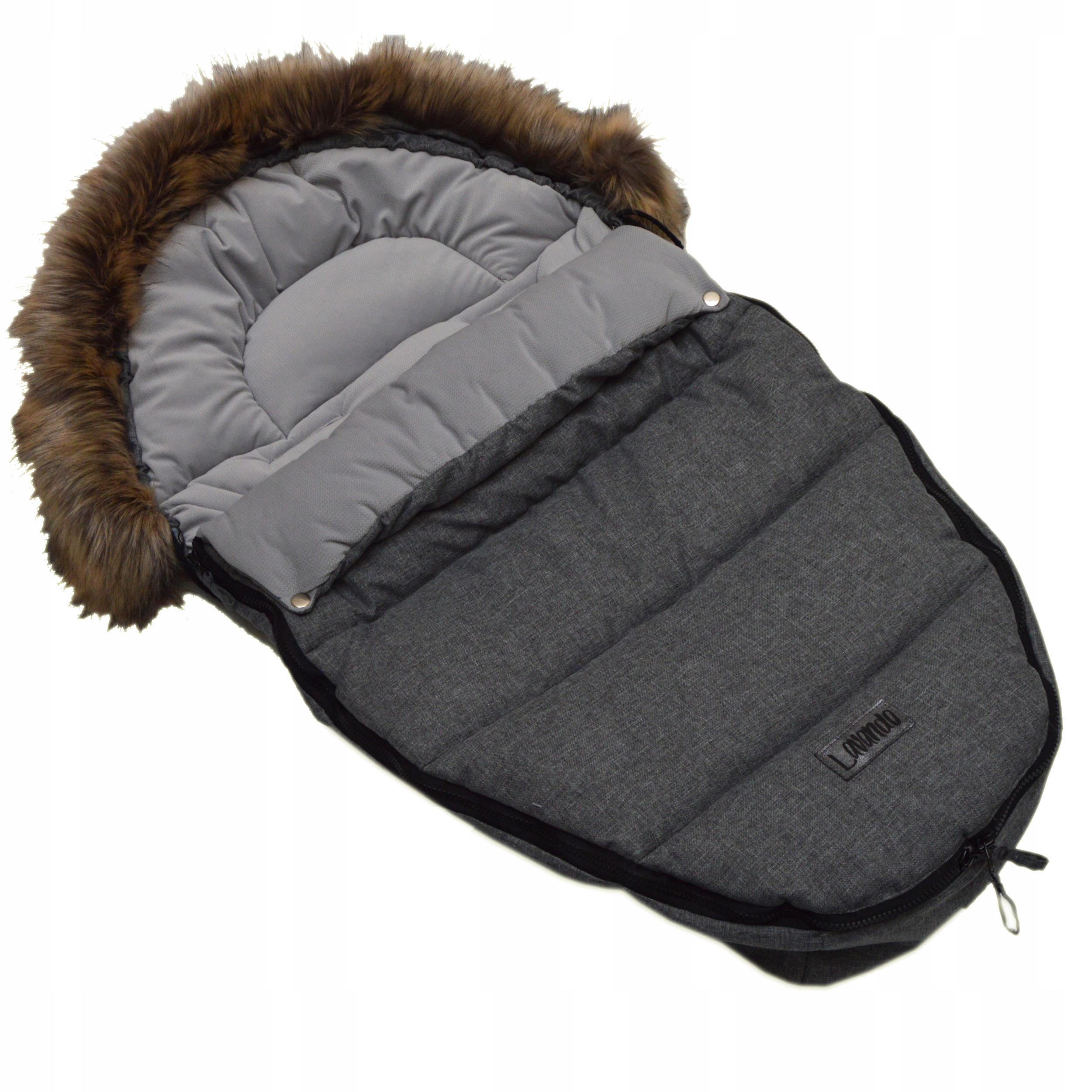 LAVANDO śpiworek śpiwór do wózka 95 cm futro UNI Marka Inna marka