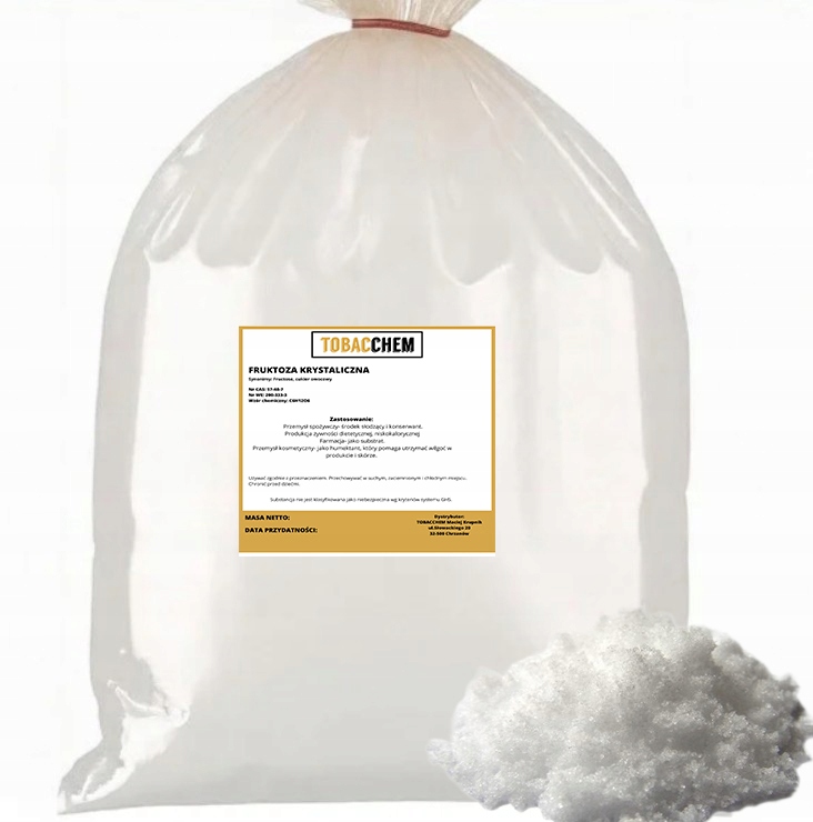 Krystalická Fruktóza – Cukr Ovocný 5 Kg