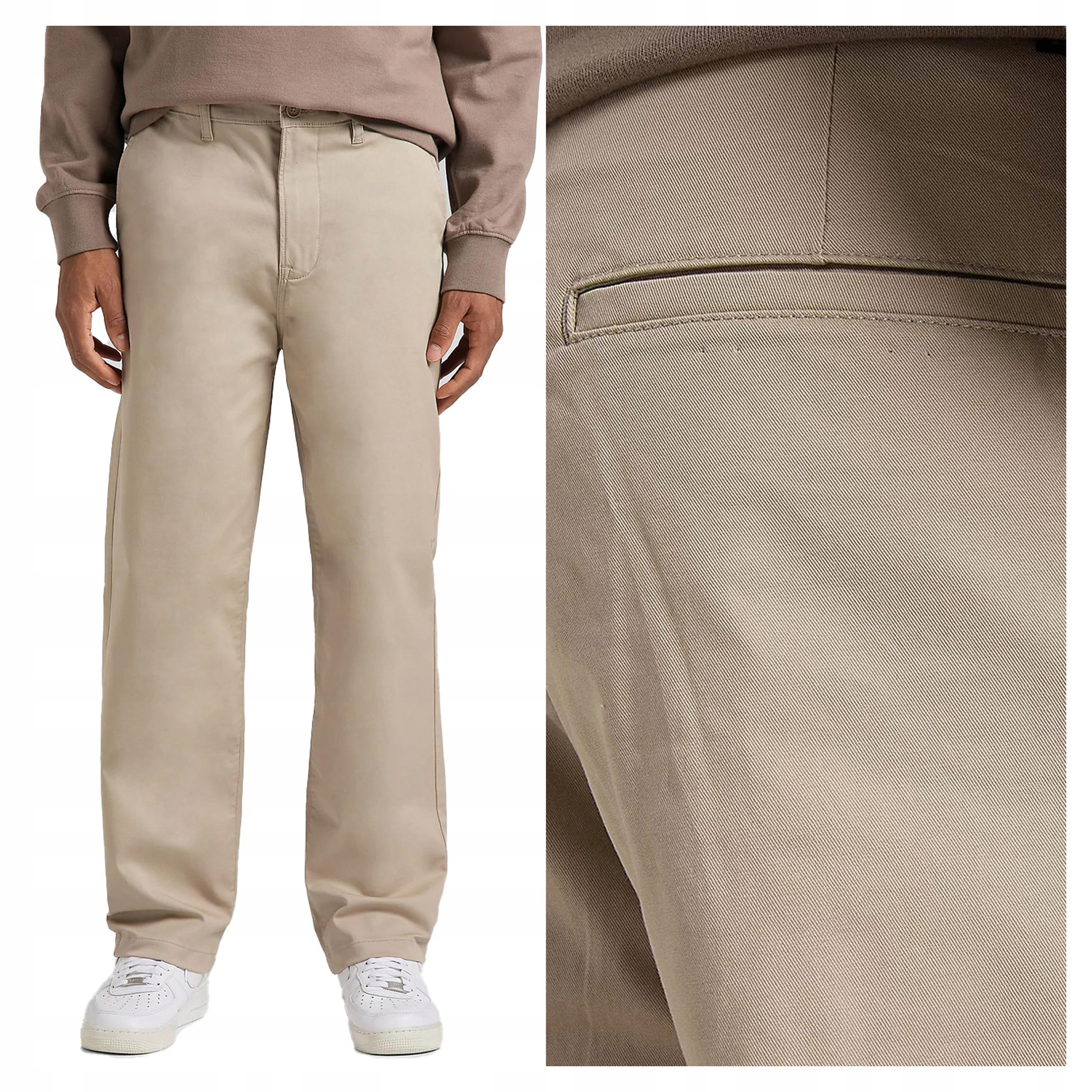 Lee Relaxed Chino W31 L30 Pánské chino kalhoty