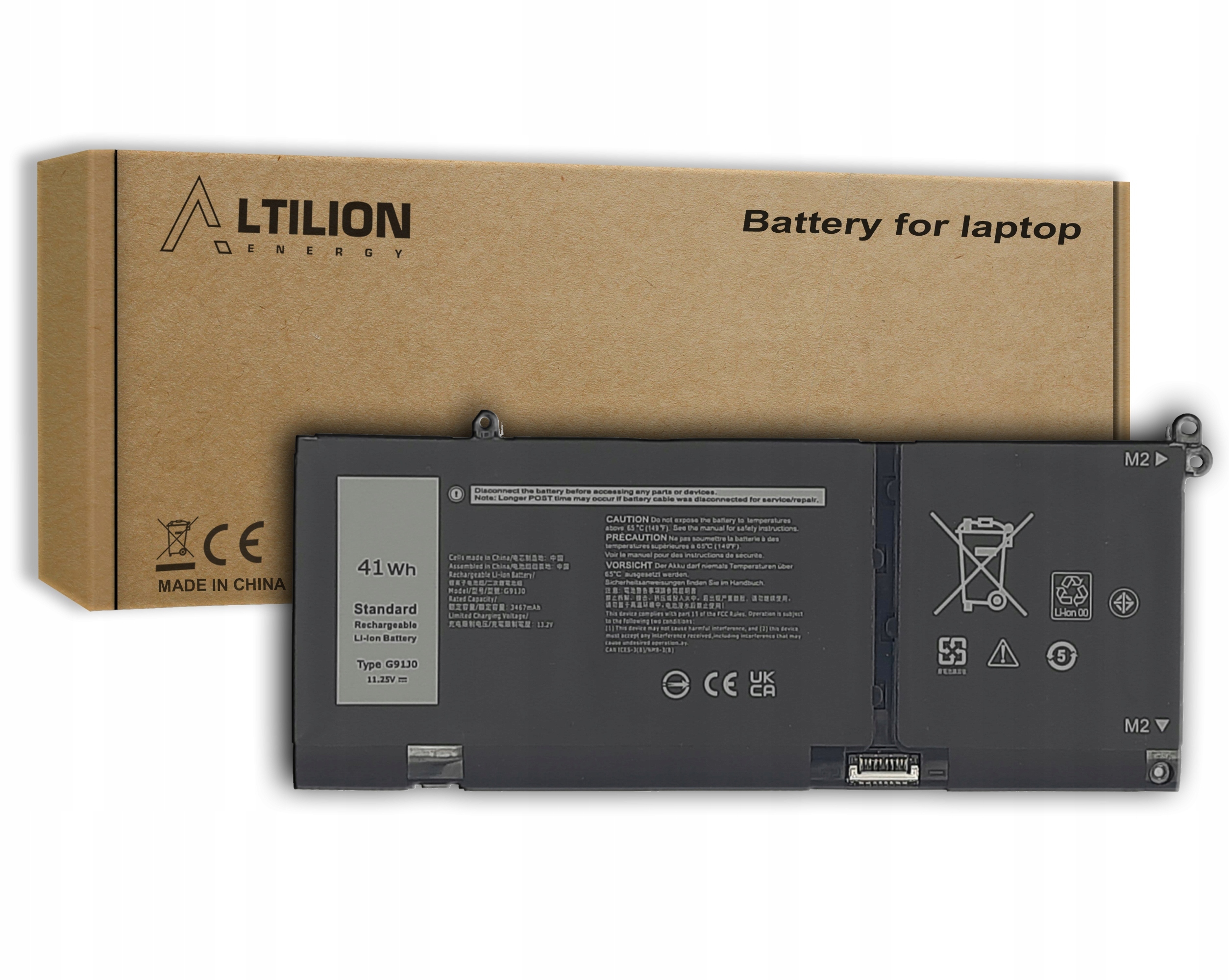 Baterie Altilion Energy G91J0 je kompatibilní s Dellem