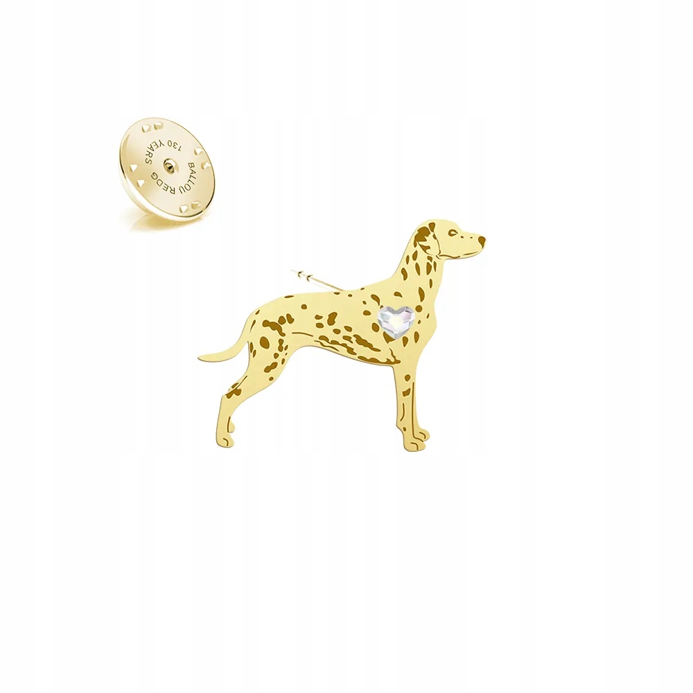 Odznak s Dalmatin 925 Šperky Dárek Dedikace Bonus