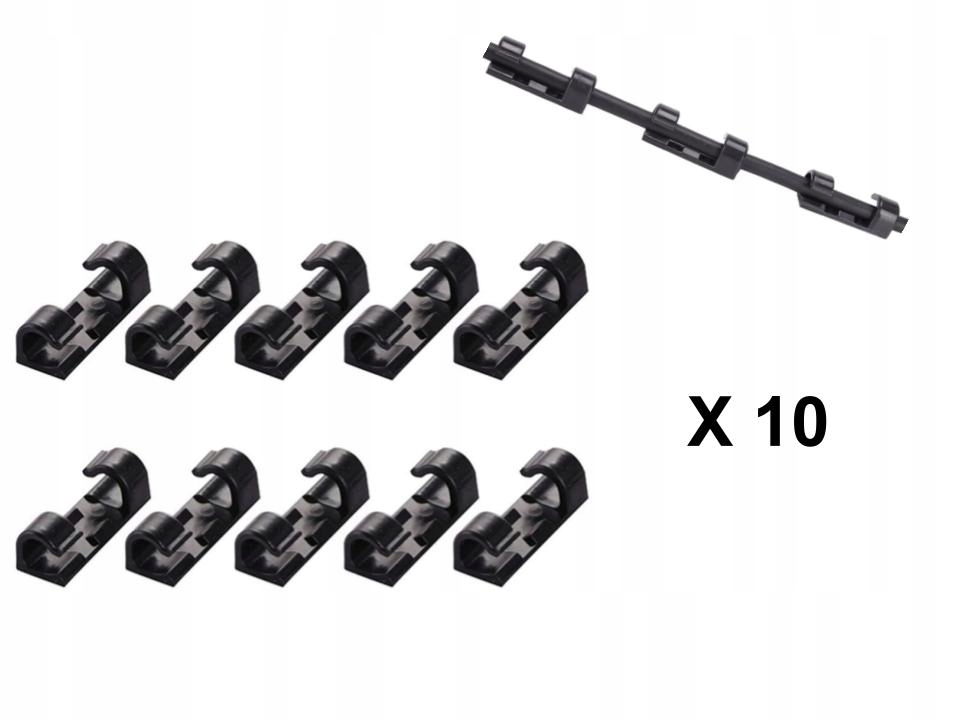 

Mocowanie Organizer do Kabli Przewodów 10szt 3x1,1