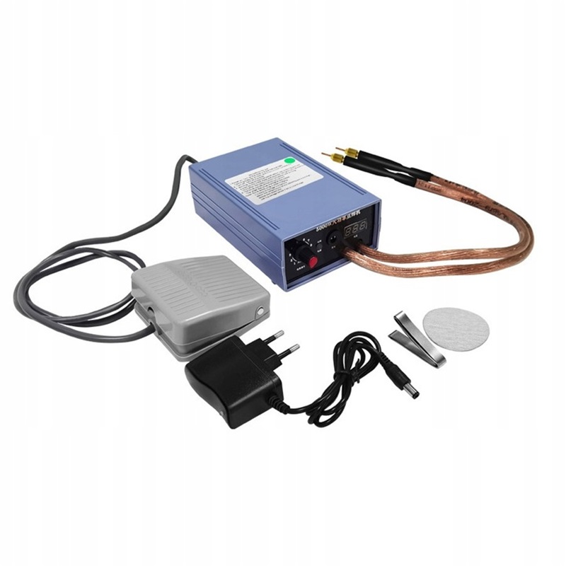 5000W Vysoce Výkonná Domácí Bodová Svářečka Pro Baterie 18650 Článků S Pedálem