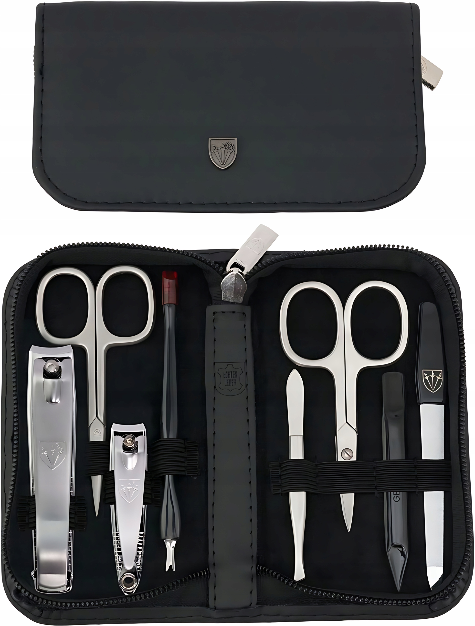 Zestaw do Paznokci Skórzany Męski Solingen Narzędzia do Paznokci