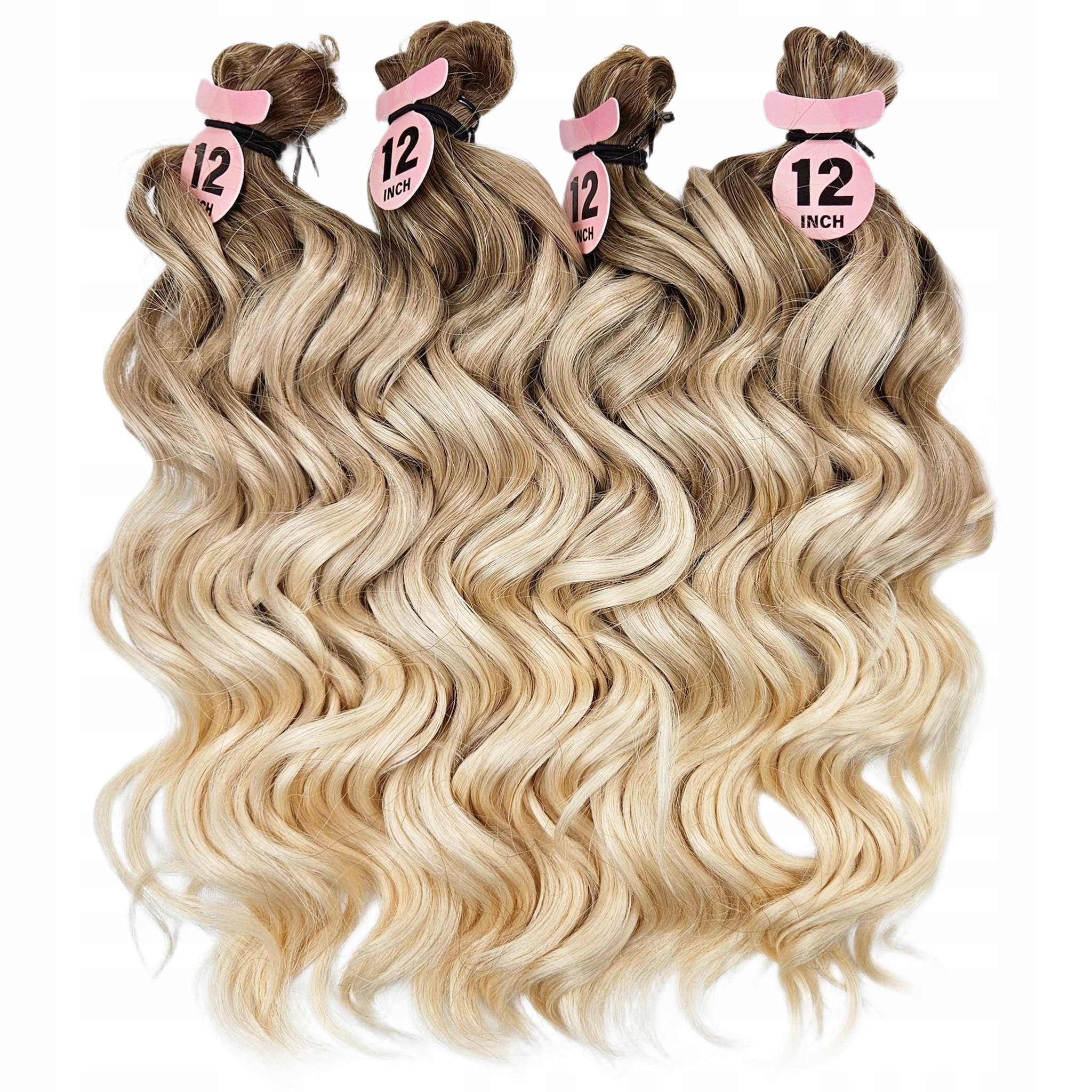 Syntetické vlasy Afroloki Na Česání Bogna Pro Ombre Blond 30 cm 250 g