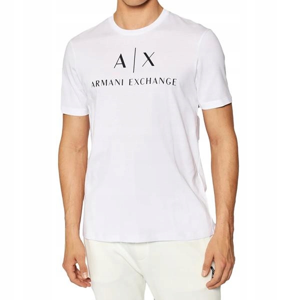 Pánské Tričko Armani Exchange 8NZTCJ-Z8H4Z-1100 Bílé S