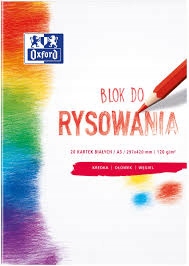 

Blok Rysunkowy Oxford A3/20K Biały