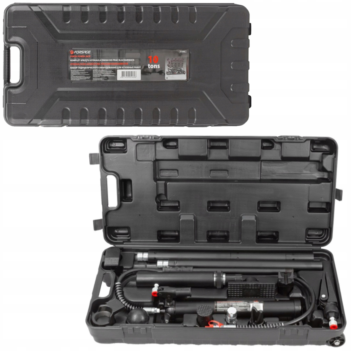 Rozpierací komplet na klampiarske práce 10 ton, príslušenstvo Forsage