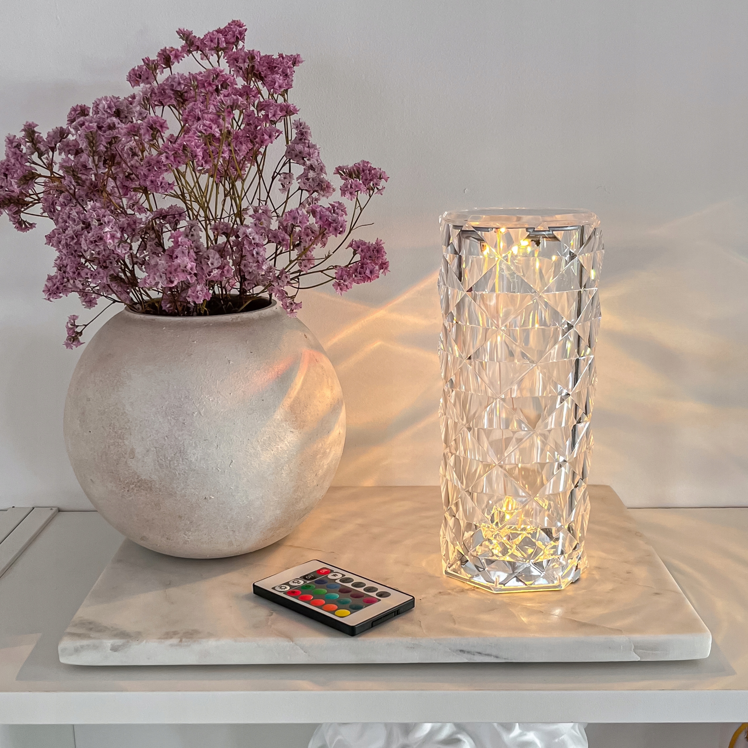 Lampka Nocna Aurelis Crystal LED RGB PILOT| PREZENT na ŚWIĘTA EAN (GTIN) 5905523420241