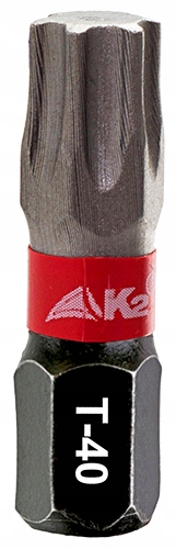Bit udarowy końcówka grot do wkrętarki K2 Impact TX40 TORX T-40 S2 25mm Marka inna