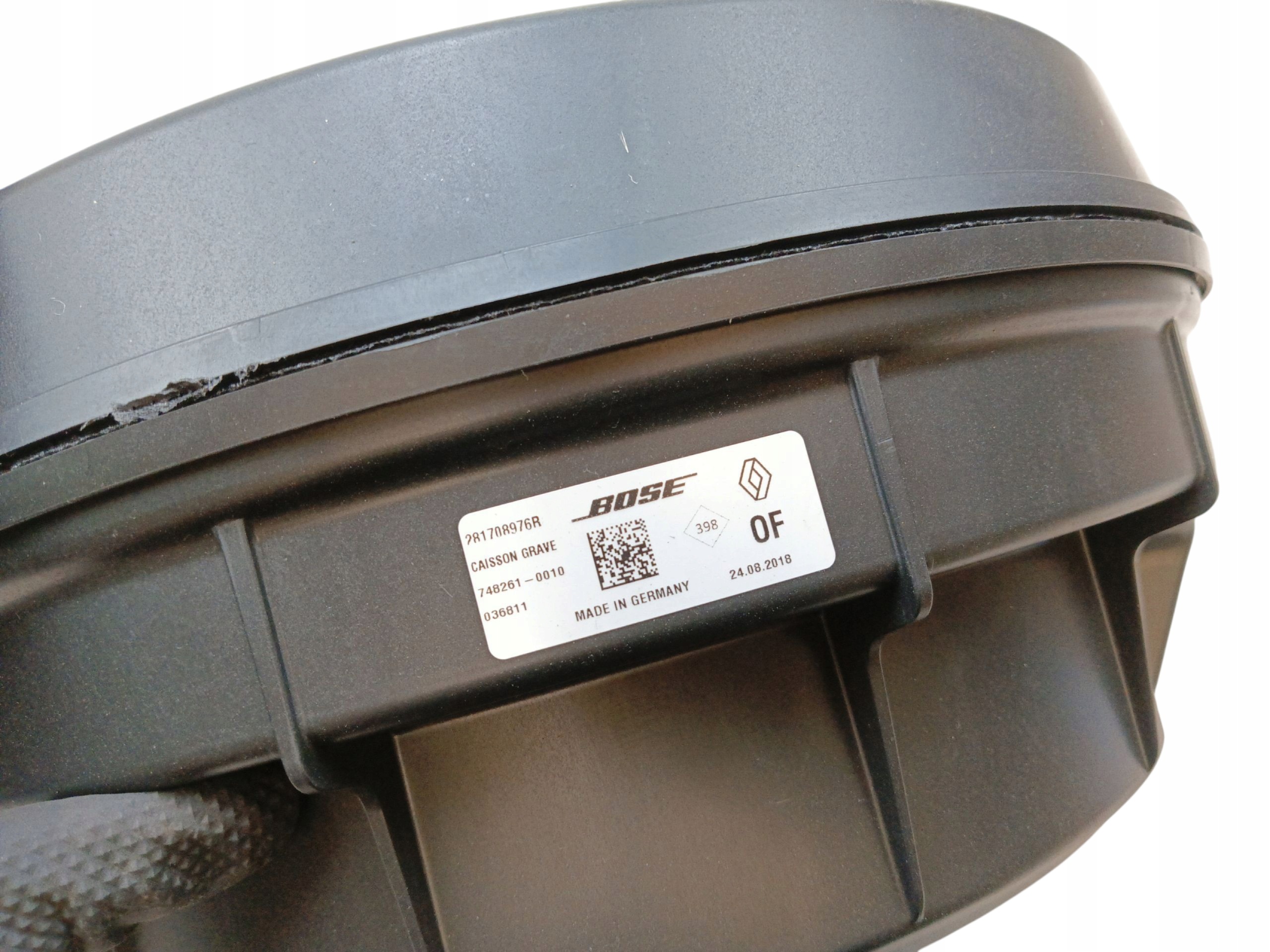 speaker SUBWOOFER BOSE RENAULT KADJAR CAPTUR and 281708976R