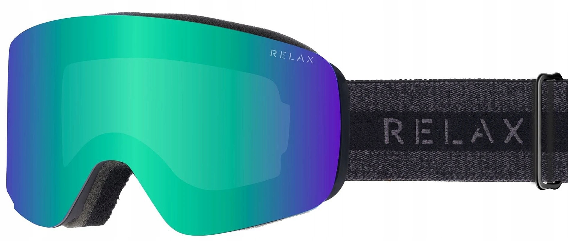 gogle Relax Vista HTG77A/Matte Black/Grey