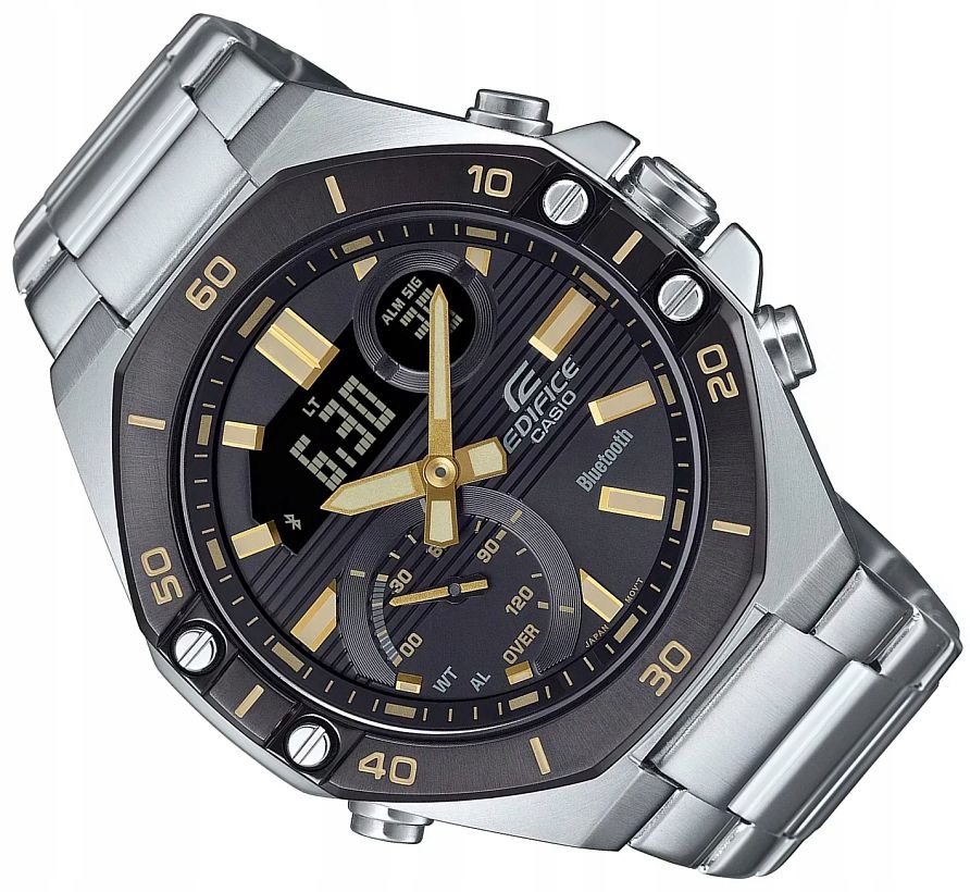 Pánské Hodinky Casio Edifice EECB-10DB-1A9EF Multifunkční Bluetooth 100M