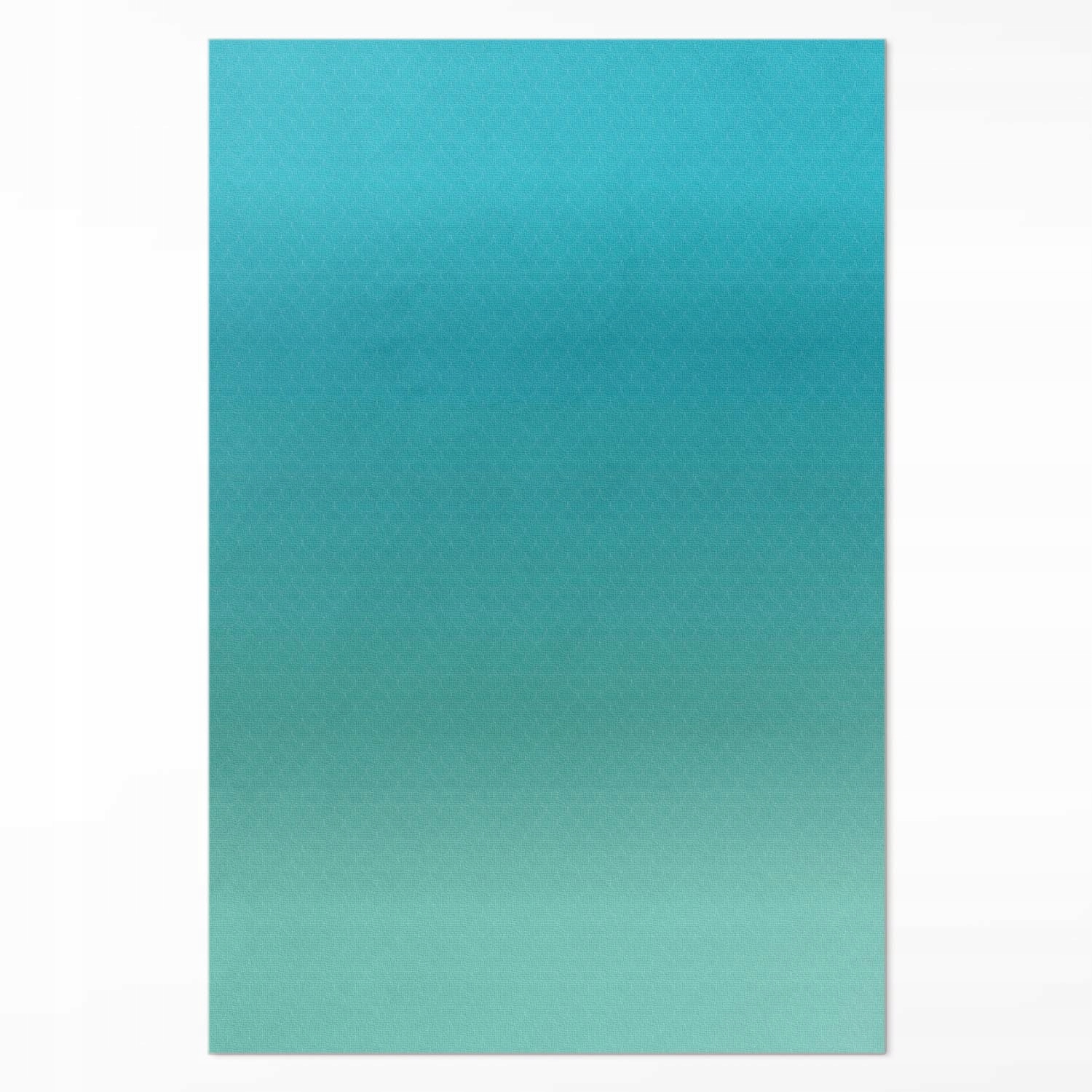 Moderný vinylový koberec do jedálne Morský gradient hladké pozadie 100 x 150 cm