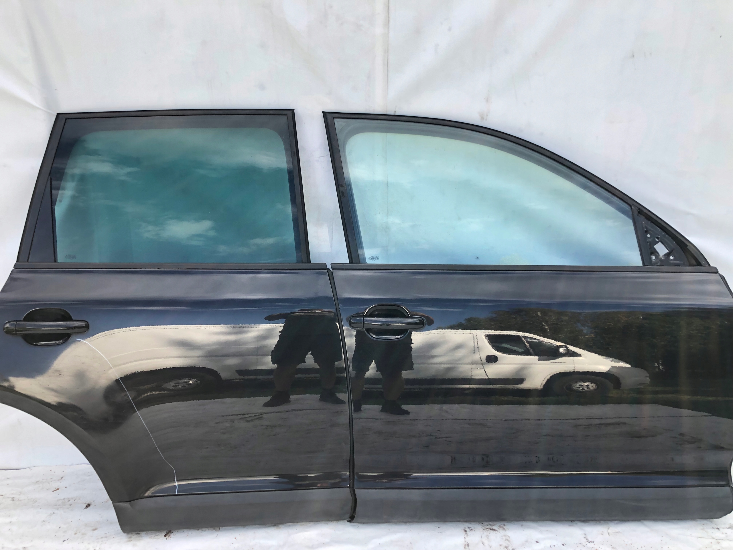 ДВЕРИ ПРАВЫЙ ПЕРЕД VW TOUAREG Il Lc9z ОРИГИНАЛ ЦВЕТ