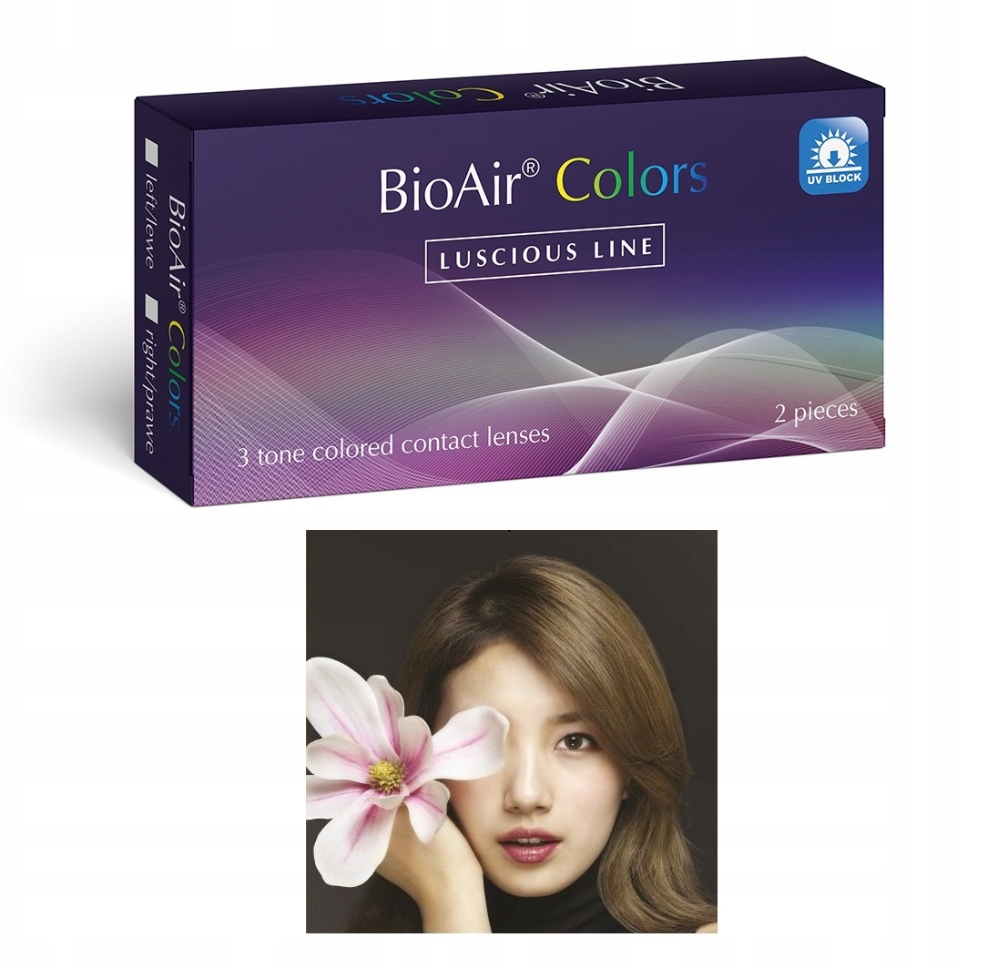 

Soczewki Kolorowe BioAir Colors Luscious Korekcja