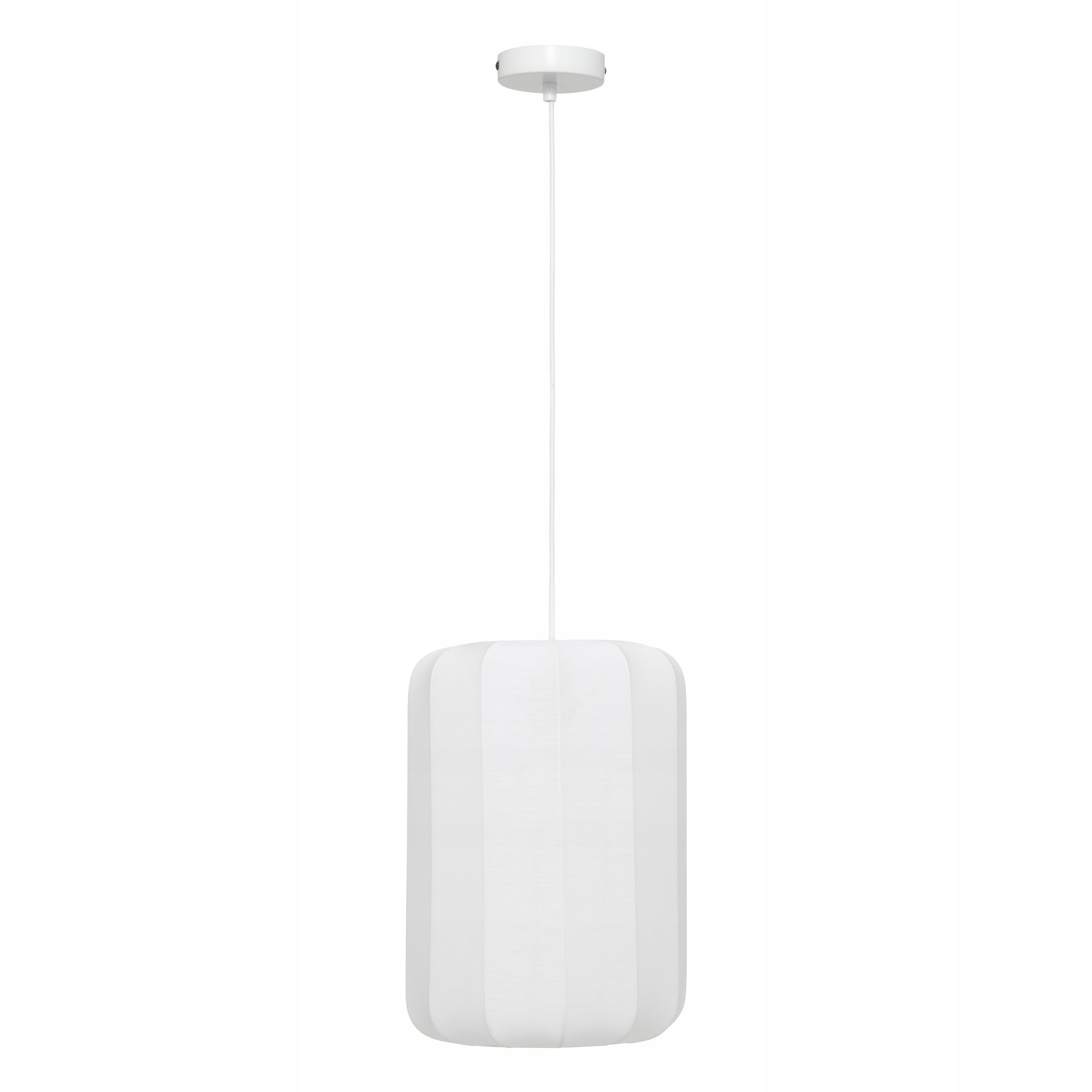 Závěsná Bílá Bavlněná Stropní Lampa Moderní 25 X 123 CM E27 Tobě