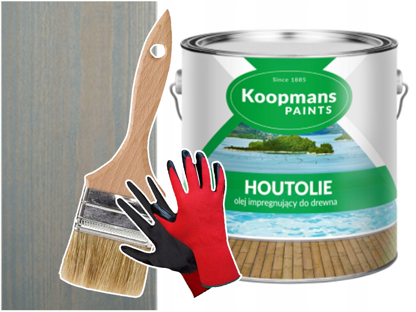 Koopmans Olej na terasu Houtolie Šedý 2,5 l