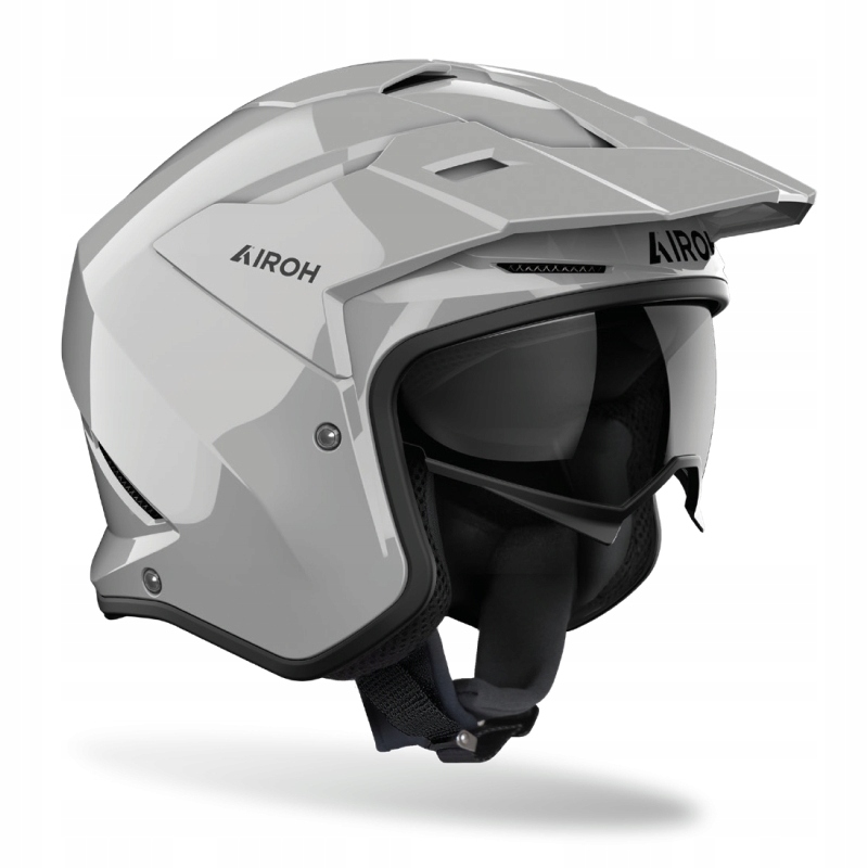Motocyklová Prilba Airoh Kombakt Color Dark Grey Gloss (s)