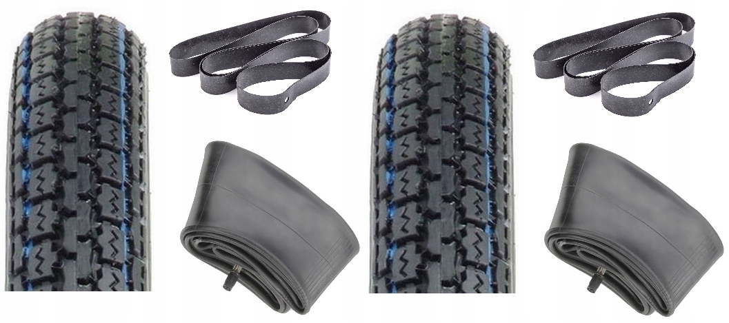 Nový Komplet Set Pneumatika Vee Rubber 16 x 2.75 Jawa 50 Jawka Simson S51