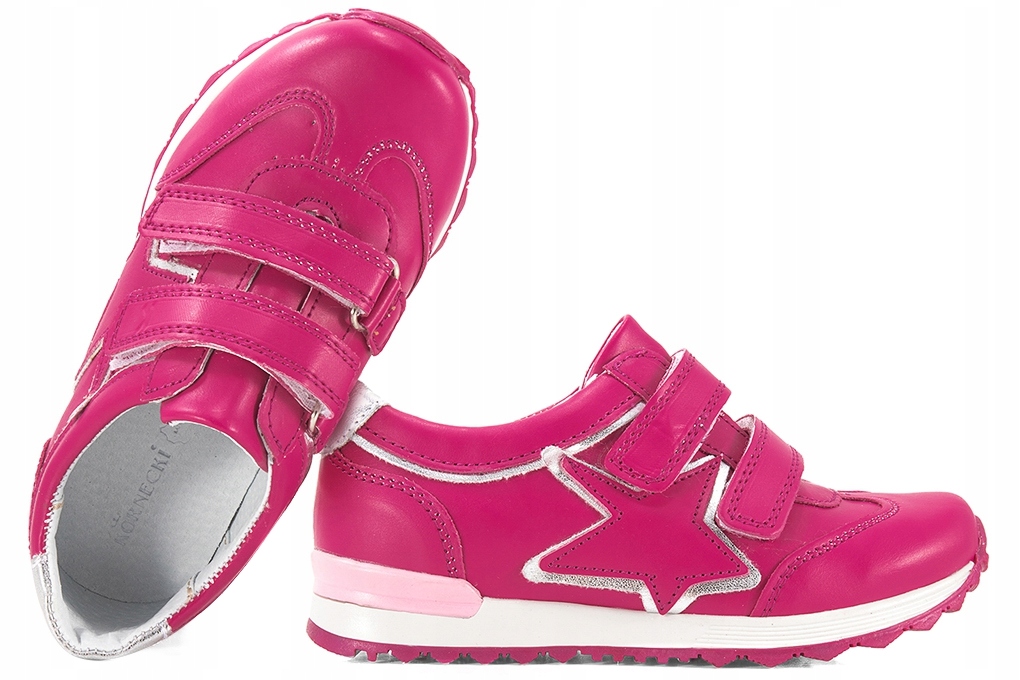 

Kornecki 6843 Półbuty Sportowe Trzewiki różowe 30