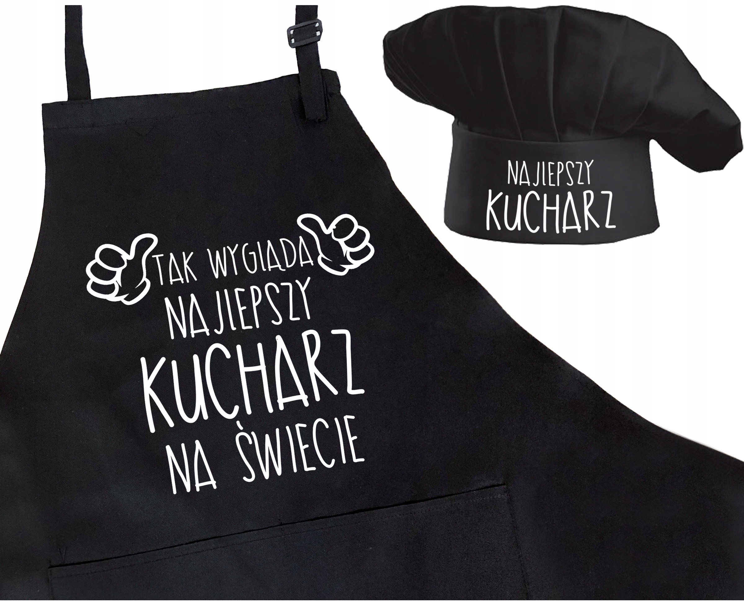 

Zestaw Kuchenny Fartuch Czapka Dla Kucharza