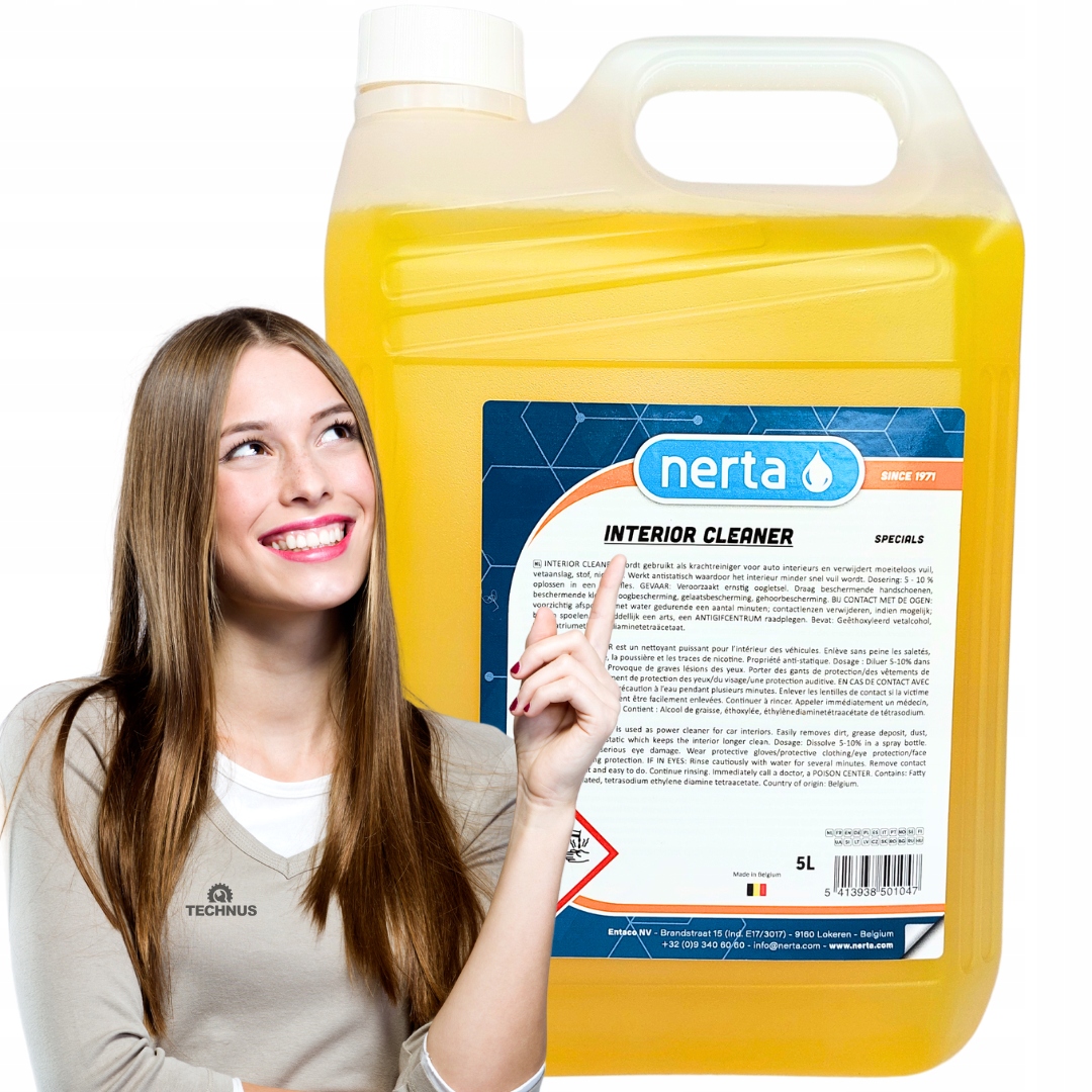 Płyn do prania tapicerki dywanów Apc Nerta Interior Cleaner 5L