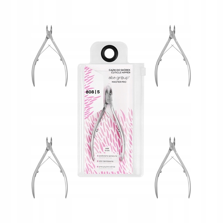 Kleštičky na kůžičky dvoupružinové, ostré 5 mm Aba Group Master Pro 808/5 5 ks