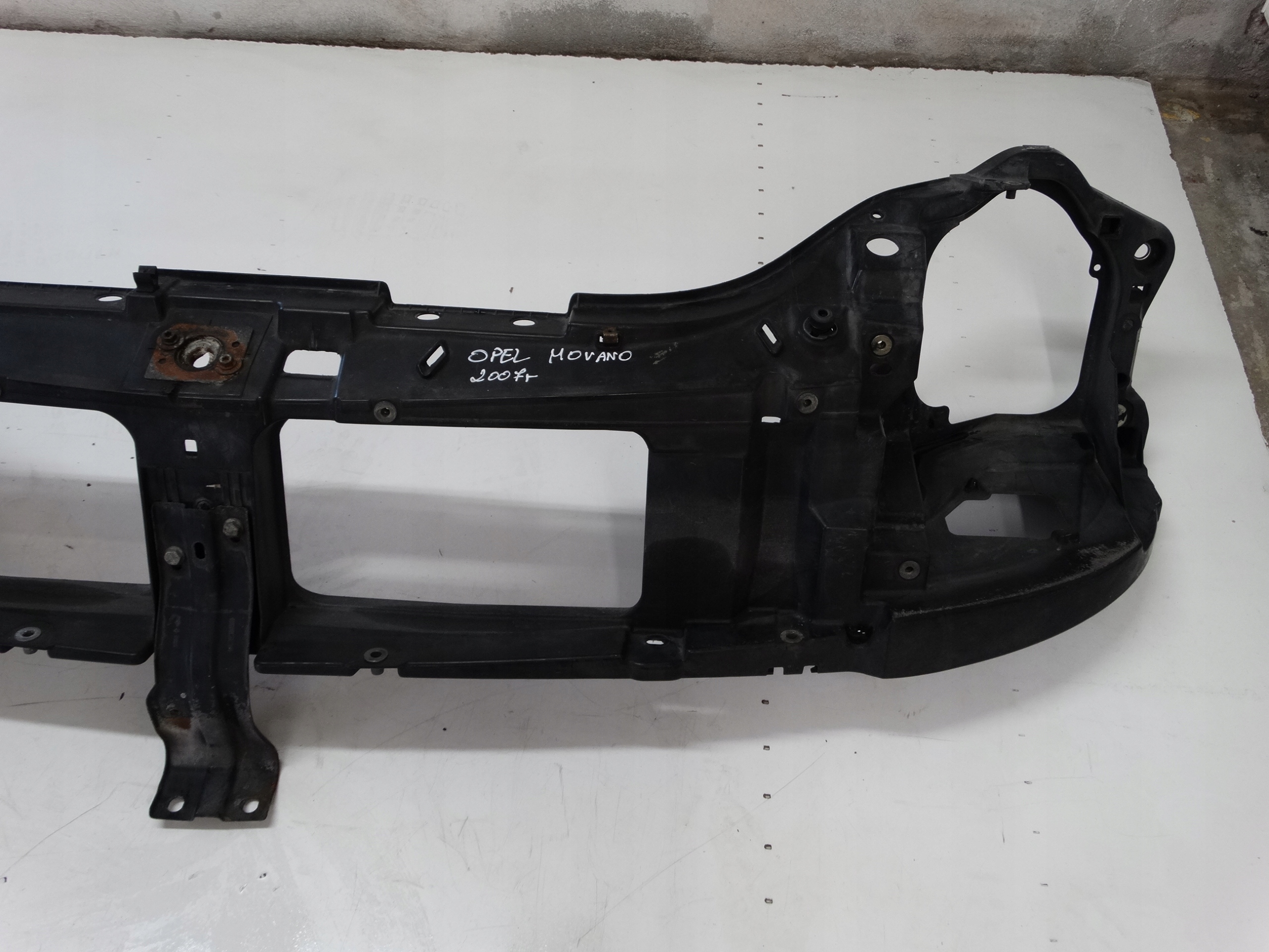 support panel for radiators pillar OPEL MOVANO 2007r.