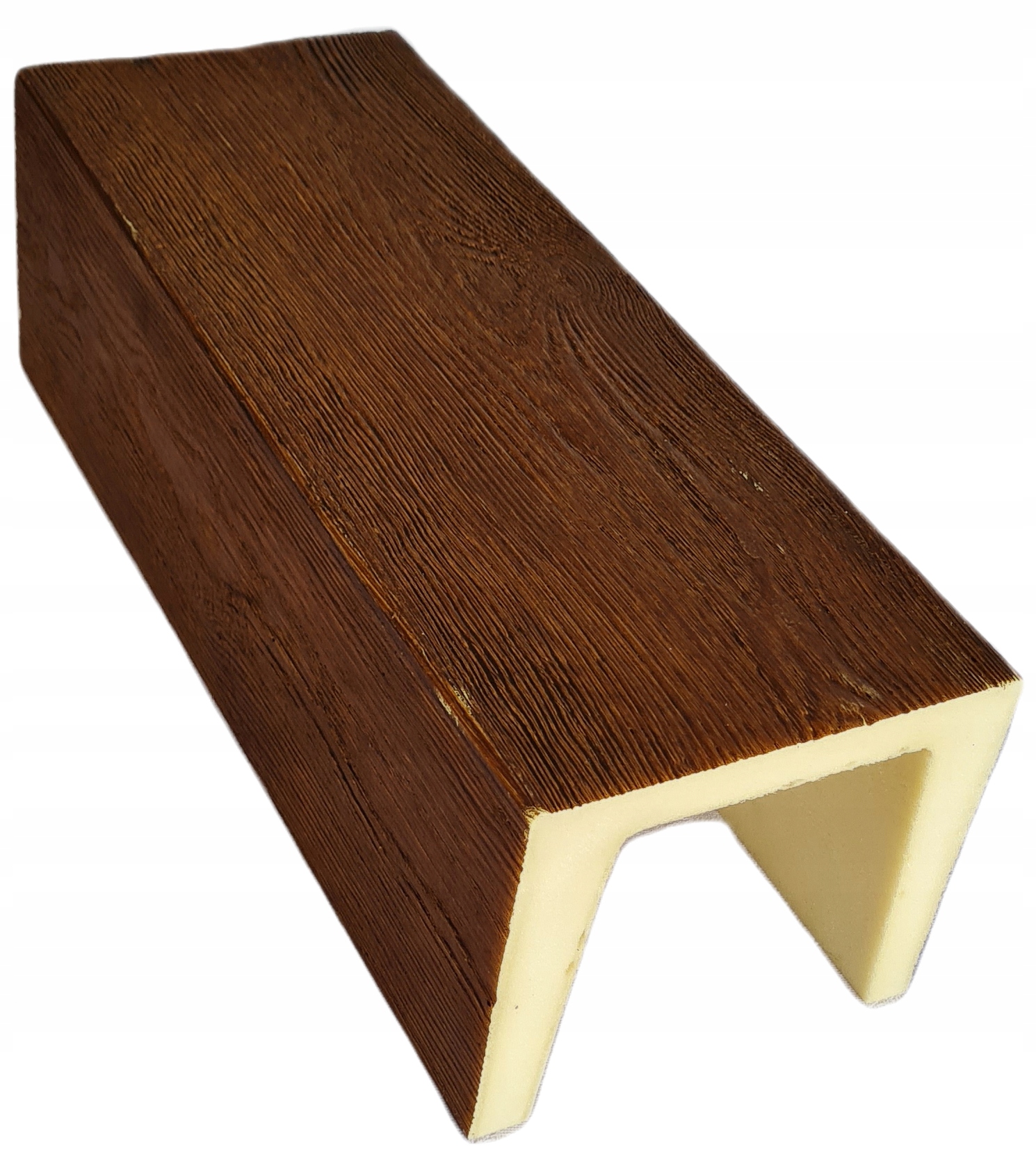 Rustikální nosník Modern, dekorační nosník 19x17 cm palisandr 2 m