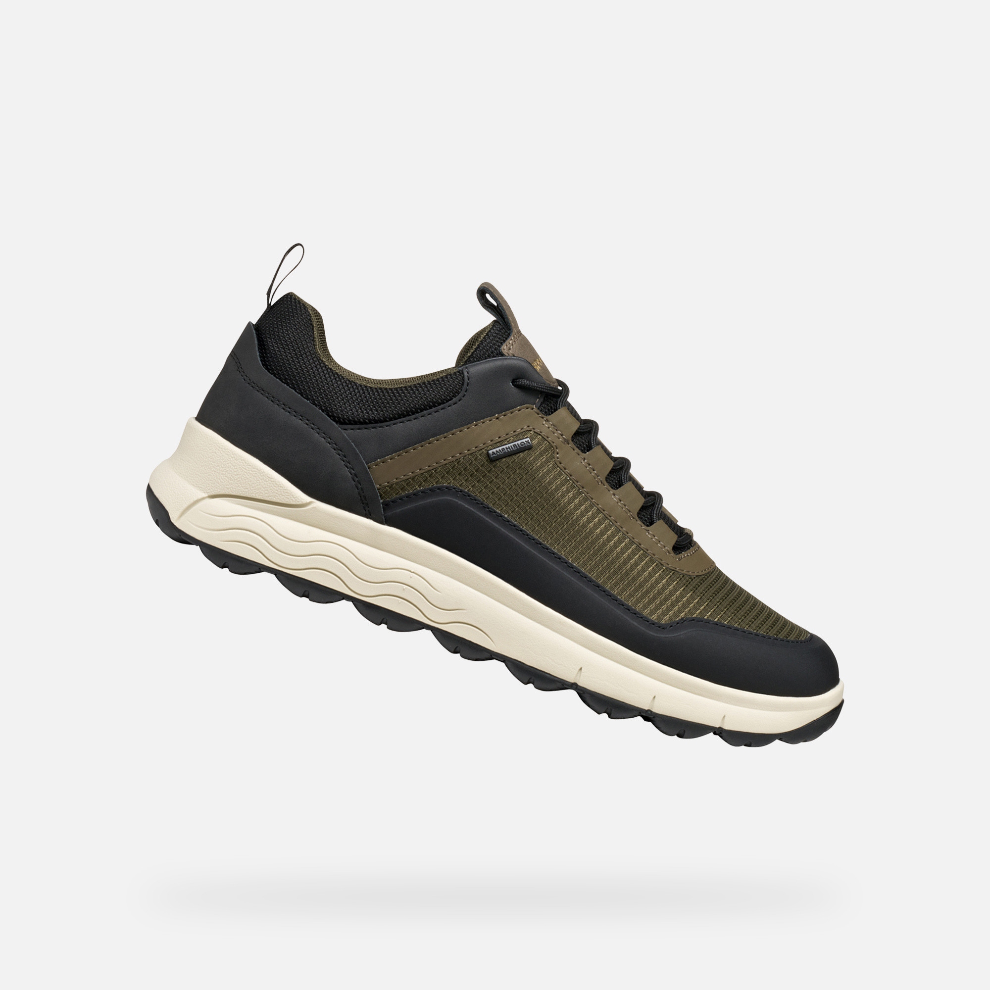 Khaki pánské tenisky Geox Spherica 4X4 B Abx