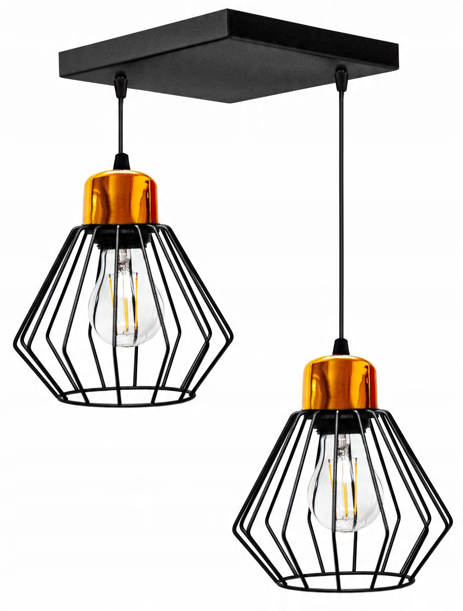

Lampa Wisząca Sufitowa Żyrandol Loft Edison Led