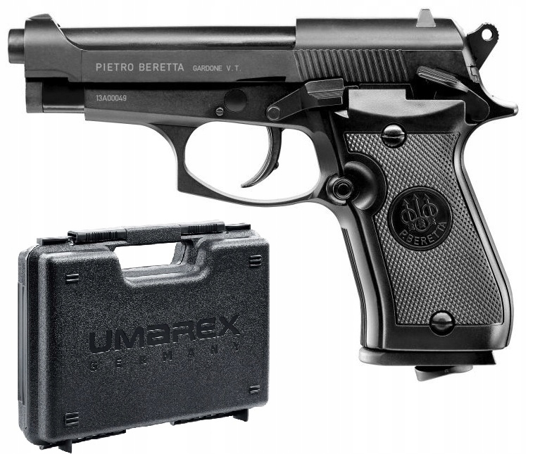 Pistolet Wiatrówka CO2 Beretta M84 Fs Blowback 4,5mm Umarex walizka