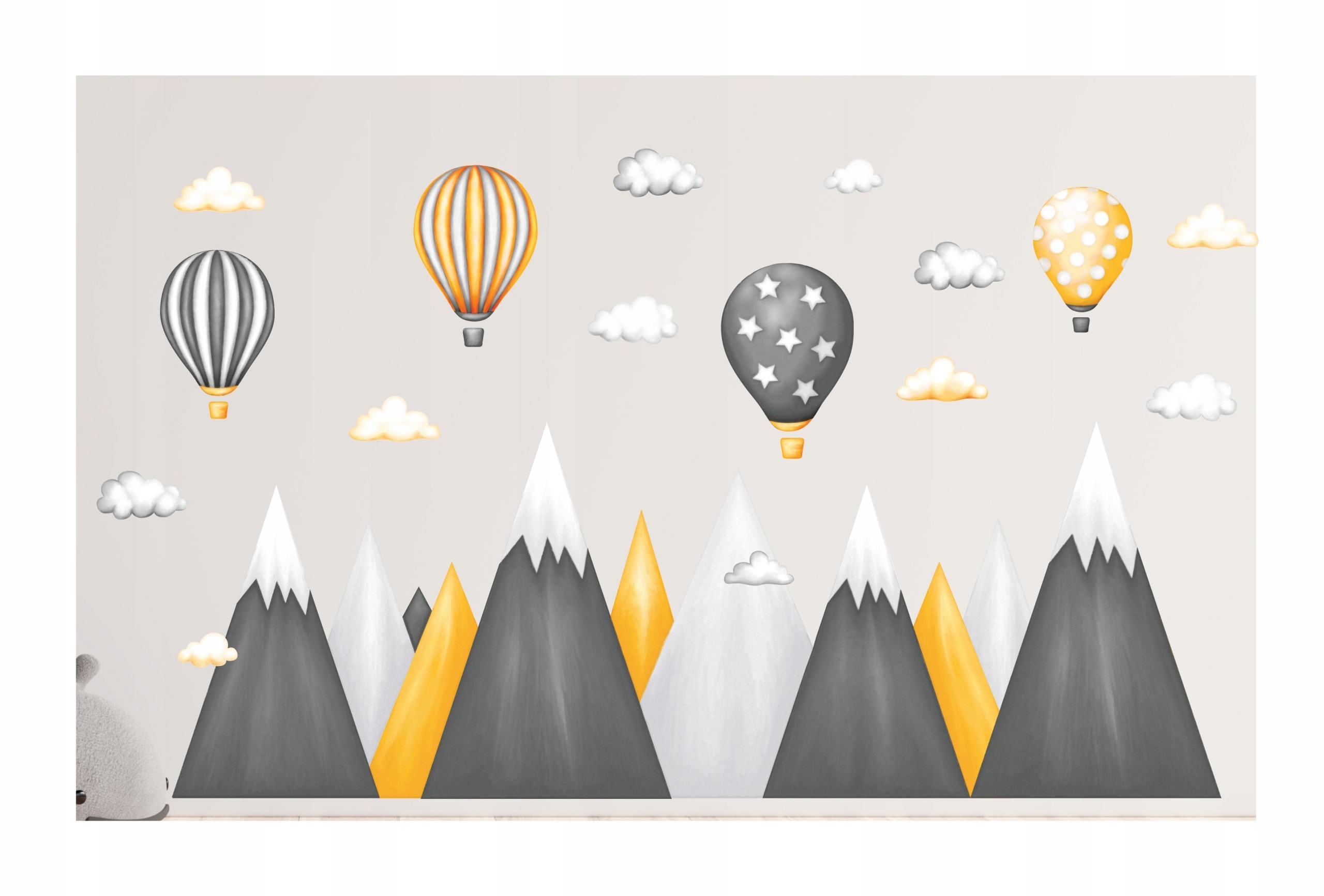 

Naklejki na ścianę góra góry balony 316cm x 179 cm