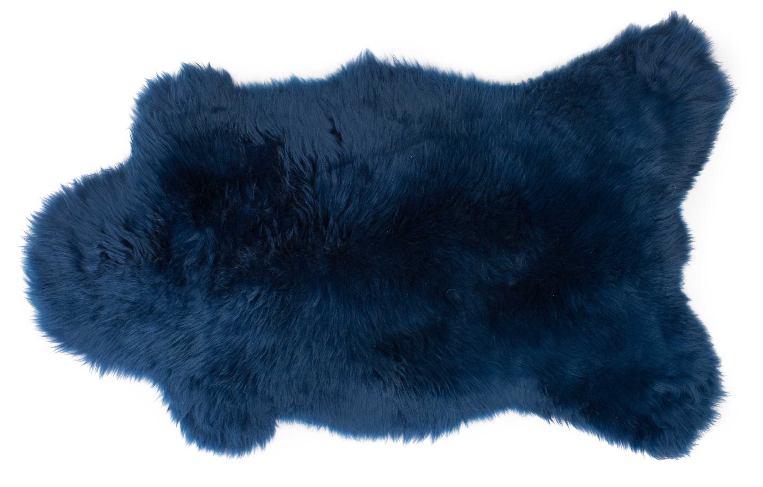 Ovčí kůže na podlahu Modrá Přírodní kůže Granátová