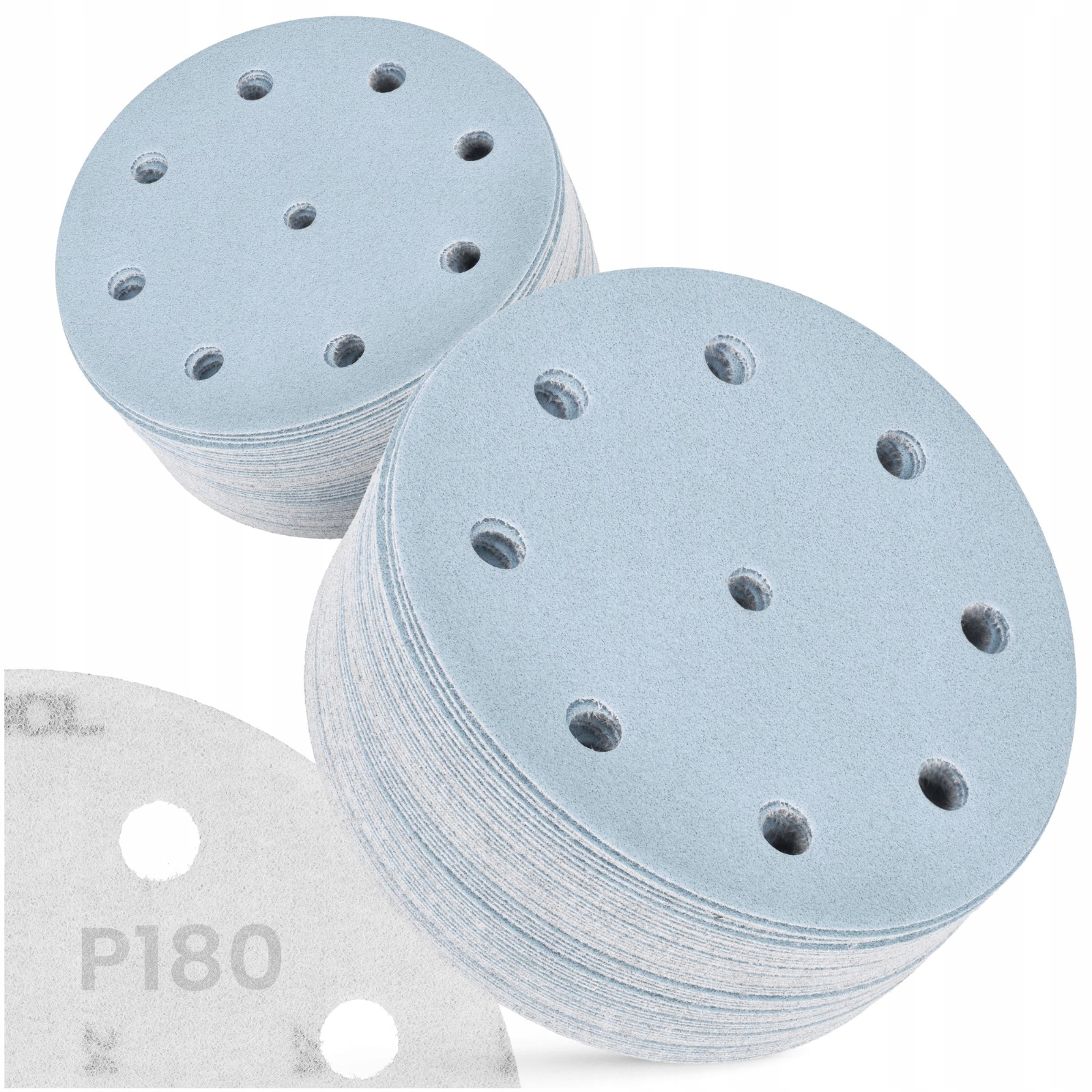 100 x Disky 125MM P180 Brúsny papier na brúsku Rotex Ro Ets Rz