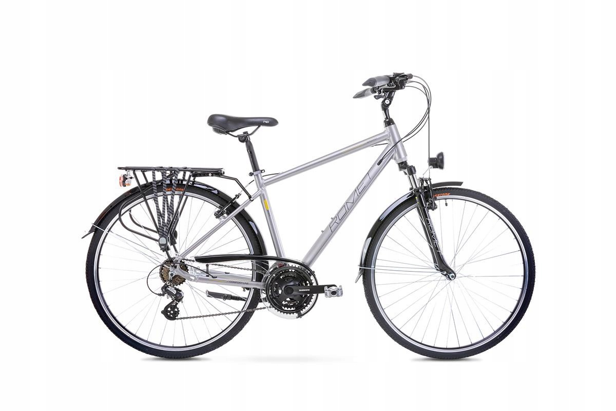 Rower trekkingowy Romet Wagant rama 19 cali koło 28 " srebrny